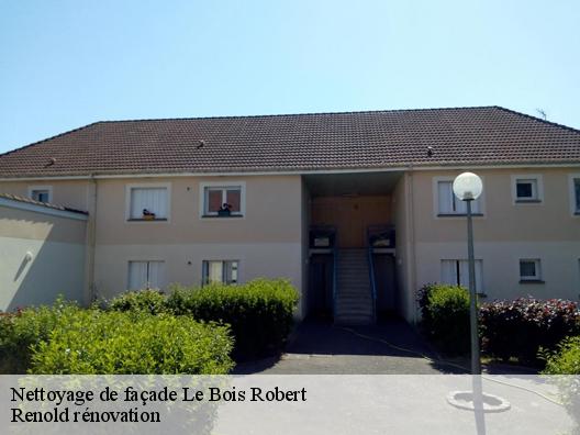 Nettoyage de façade  le-bois-robert-76590 Renold rénovation