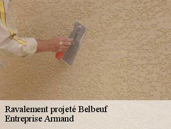 Ravalement projeté  belbeuf-76240 Entreprise Armand 