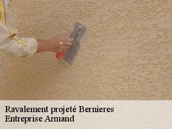 Ravalement projeté  bernieres-76210 Entreprise Armand 