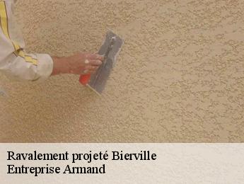 Ravalement projeté  bierville-76750 Entreprise Armand 