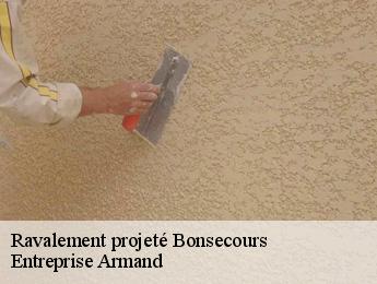 Ravalement projeté  bonsecours-76240 Entreprise Armand 