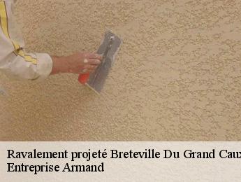 Ravalement projeté  breteville-du-grand-caux-76110 Entreprise Armand 
