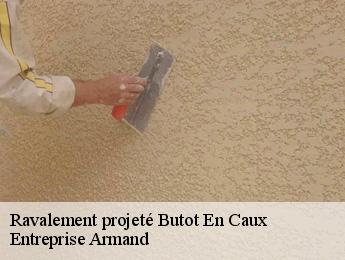 Ravalement projeté  butot-en-caux-76450 Entreprise Armand 