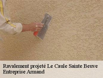 Ravalement projeté  le-caule-sainte-beuve-76390 Entreprise Armand 