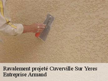 Ravalement projeté  cuverville-sur-yeres-76260 Entreprise Armand 
