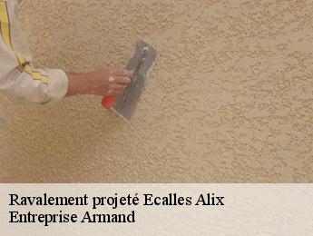 Ravalement projeté  ecalles-alix-76190 Entreprise Armand 