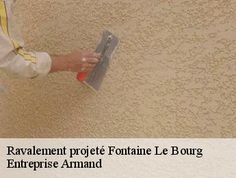 Ravalement projeté  fontaine-le-bourg-76690 Entreprise Armand 
