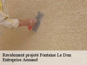 Ravalement projeté  fontaine-le-dun-76740 Entreprise Armand 
