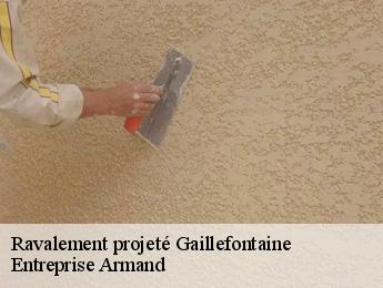 Ravalement projeté  gaillefontaine-76870 Entreprise Armand 