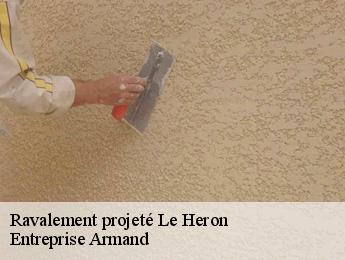 Ravalement projeté  le-heron-76780 Entreprise Armand 