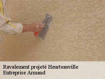 Ravalement projeté  heurteauville-76940 Entreprise Armand 