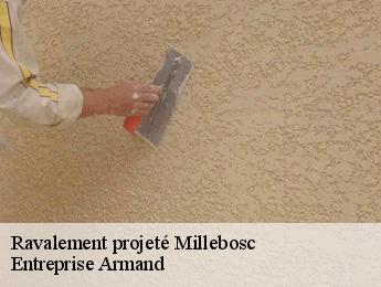 Ravalement projeté  millebosc-76260 Entreprise Armand 