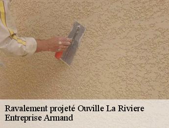 Ravalement projeté  ouville-la-riviere-76860 Entreprise Armand 
