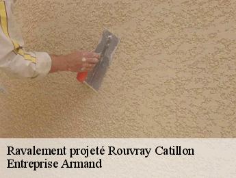 Ravalement projeté  rouvray-catillon-76440 Entreprise Armand 