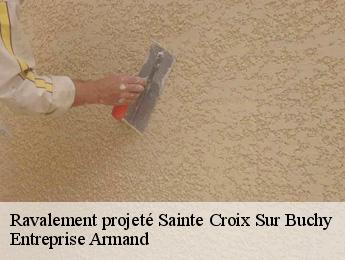 Ravalement projeté  sainte-croix-sur-buchy-76750 Entreprise Armand 