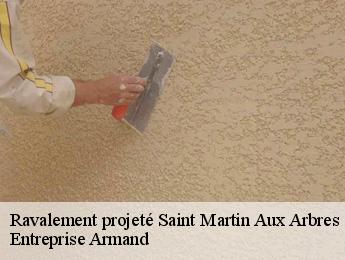Ravalement projeté saint-martin-aux-arbres-76760 Entreprise Armand