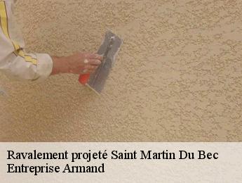Ravalement projeté  saint-martin-du-bec-76133 Entreprise Armand 