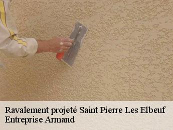 Ravalement projeté saint-pierre-les-elbeuf-76320 Entreprise Armand