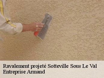Ravalement projeté  sotteville-sous-le-val-76410 Entreprise Armand 