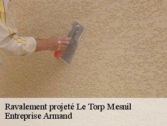Ravalement projeté  le-torp-mesnil-76560 Entreprise Armand 