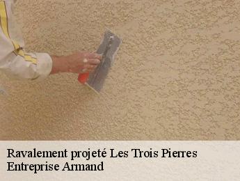 Ravalement projeté  les-trois-pierres-76430 Entreprise Armand 