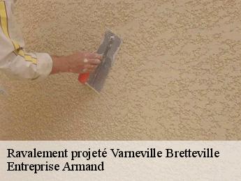 Ravalement projeté  varneville-bretteville-76890 Entreprise Armand 