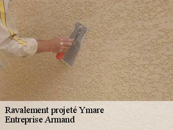 Ravalement projeté  ymare-76520 Entreprise Armand 