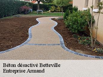 Béton désactivé  betteville-76190 Entreprise Armand 
