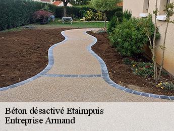Béton désactivé  etaimpuis-76850 Entreprise Armand 