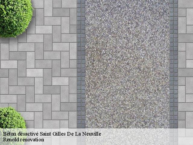 Béton désactivé  saint-gilles-de-la-neuville-76430 Renold rénovation