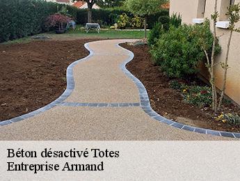 Béton désactivé  totes-76890 Entreprise Armand 